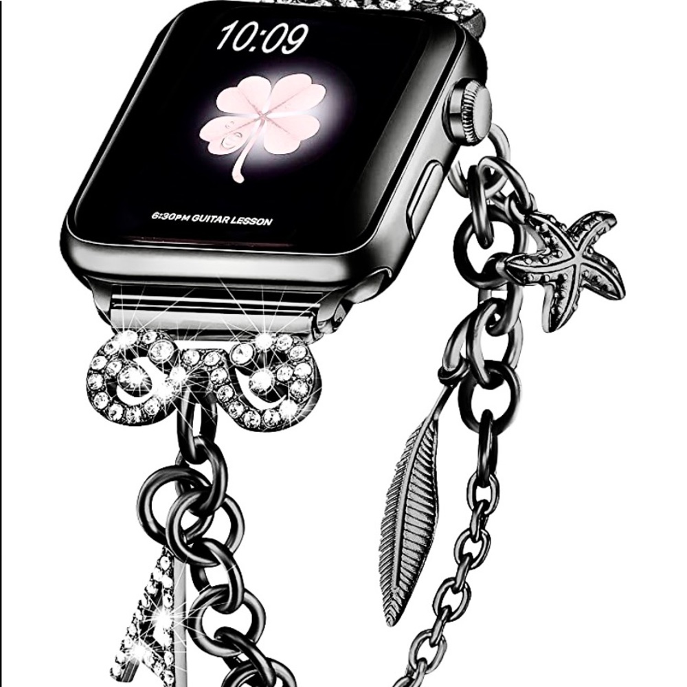 🔥Apple 3 Series Watch⏱ with custom band bracelet!